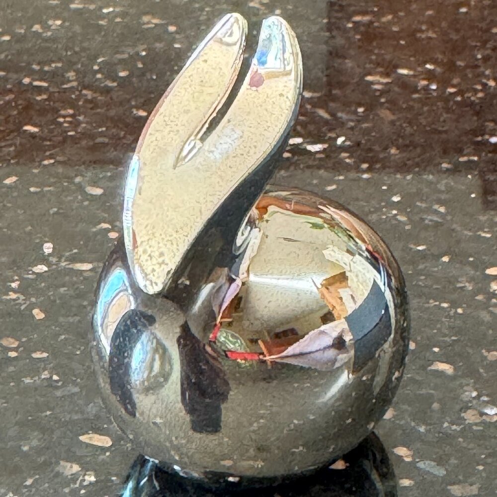 Silver Plated Bunny